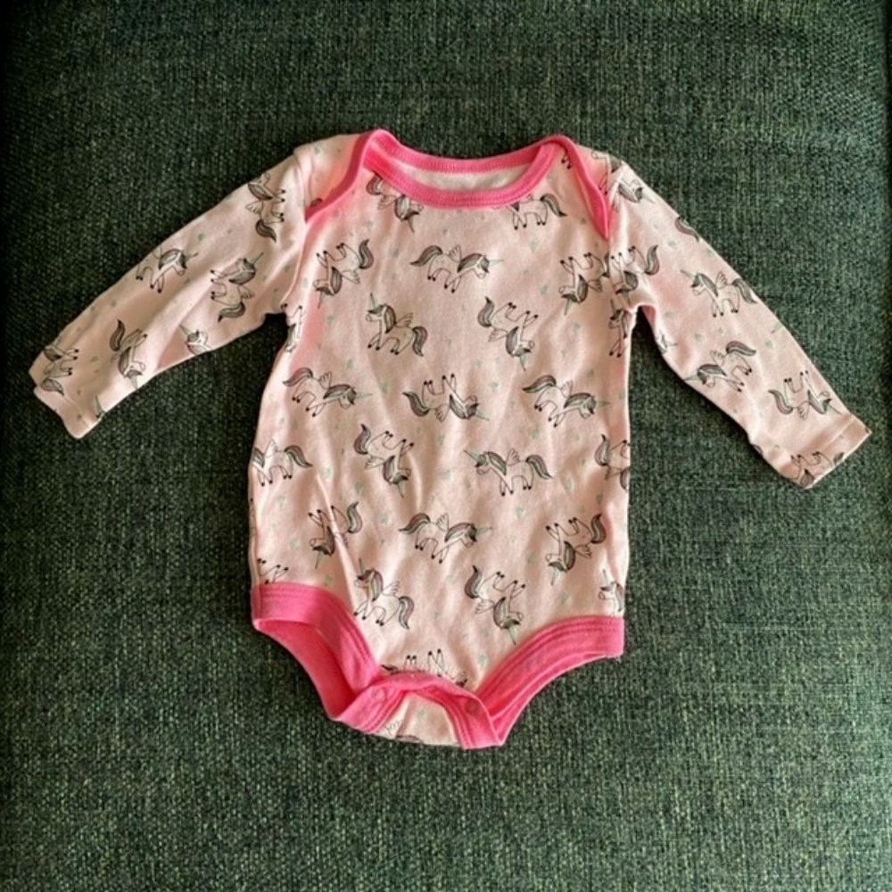 Baby Unicorn Onesie 3-6M
